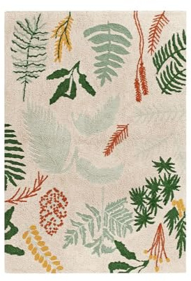 Lorena Canals 1703496031 - Teppich, botanische Pflanzen, 140 x 200 cm