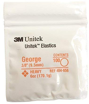 3M Unitek, Mehrzweck-Gummibänder, Heavy 6oz /170,1g (3/8 (9,5mm)) George; Snorflex