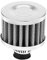 Entrada de aire filtro de aire 12mm universal, Kit de filtro de entrada de aire para Motocicleta moto scooter Atv Dirt Pit Bike(Plata)