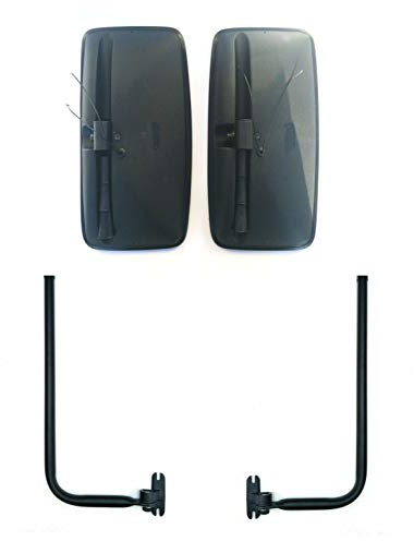 2x Außenspiegel Seitenspiegel Beheizt 410x205mm Traktor ø15-30 Spiegelhalter SET