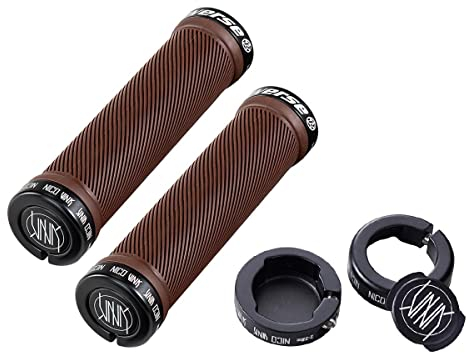 Reverse Nico Vink Signature Serie Lock on Fahrrad Griffe braun/schwarz