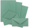 25x Briefpapier Set DIN A4 mit DIN Lang Briefumschlägen, Nassklebung - Kraftpapier Eukalyptus-Grün - Recycling-Schreibpapier mit Kuverts - FarbenFroh by GUSTAV NEUSER