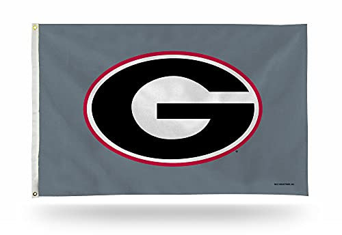 Flagge Georgia UGA Bulldogs grau 90 x 150 cm