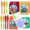 BONNYCO UV Stift und Notizbuch, 8 Stück Dschungel Mitgebsel Kindergeburtstag Junge & Mädchen | Kindergeburtstag Gastgeschenke, Adventskalender & Kleine Geschenke Kinder - Safari Geburtstag Deko