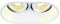 SLV Deckeneinbauleuchte HORN / Spot, Fluter, Deckenstrahler, Deckenleuchte, Einbau-Leuchte LED, Innen-Beleuchtung / GU10 25W weiß