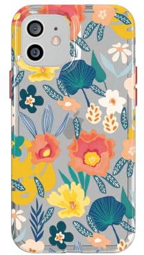 Tech21 Evo Art Botanical Garden für iPhone 12/12 Pro – Schutzhülle mit 3 m langem Multi-Drop-Schutz und exklusivem Kunstwerk