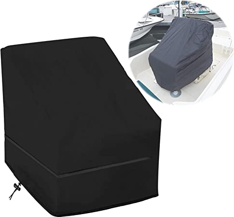 Schleuder Funda de la Consola del Barco, Cubierta de protección del Barco 420D con Recubrimiento UV, Funda Impermeable para protección (Large-117 * 102 * 114.5cm,Nero)