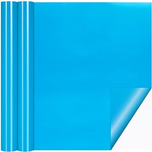 Nuanchu Vinyl Pool Liner Patch Self-Adhesive PVC Repair Patch Rectangle Pool Repair Patch for Swimming Pools Inflatable Boat(Solid Blue,12 x 79 Inch)