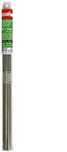 Telwin 804571 Electrodes Inox pour Soudage D. 2,5 mm, Gris, 10 Pièces