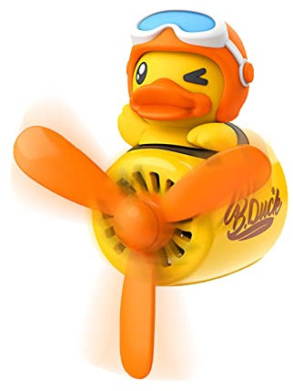BEE&FLOWER Cartoon Duck Pilot Car Diffuser Aroma Diffuser Car Air Vent Clip In Car Air Freshener Creative Car Perfume Diffuser Decoration