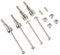 Haptufer Vordere und Hintere Antriebswelle Aus Metall für HBX 16889 16889A 16890 16890A SG1601 SG1602 1/16 RC Car Upgrade Teile, Silber