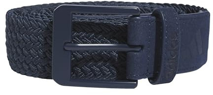 adidas Herren Geflochtener Stretchgürtel, Collegiate Navy, S/M