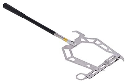 HOHXFYP Boat Hook, Versatile Telescopic Boat Hook with U Shaped Threader, Durable Boat Dock Hook Made of Aluminium Alloy for Fishing