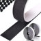homenatur Klettband Selbstklebend Extra Stark - 30mm x 3m Schwarz - Klettverschluss Selbstklebend - Klettband zum Nähen - Belcro Tape Beidseitig - Klettpunkte Selbstklebend