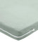 Meyco Baby Uni Matratzenbezug für Reisebetten (Überzug aus 100% Baumwolle, weich, hautfreundlich, dehnbar, waschbar & trocknergeeignet, Größe: 60 x 120 cm), Stone Green