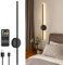 Aipsun Akku Wandleuchte mit Fernbedienung innen, 10000mAh, 6W, 80CM, mit Dimm- und Timing-Funktionen, Wandleuchte ohne Stromanschluss, geeignet für Wohnzimmer, Schlafzimmer, Esszimmer (schwarz)
