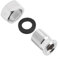 SPORTARC Reliable Union Radiator Valve Tail, Suitable for Radiators, Stainless Steel, 34 x 12