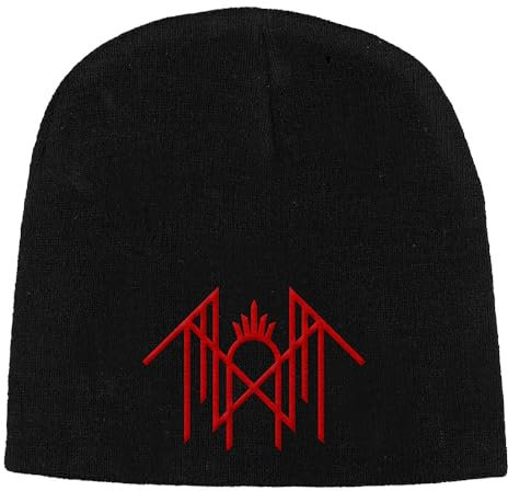 Rock Off officially licensed products Sleep Token Sigil Unisex Mütze schwarz 100% Polyacryl Band-Merch, Bands, Festival