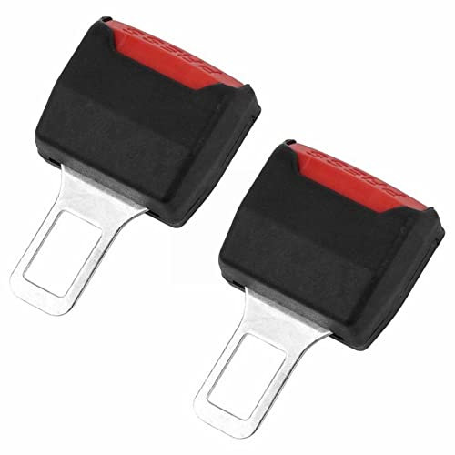 Anschnaller Adapter Auto Verlängern Gurtadapter Stecker VerläNgerung, Gurtschloss Adapter, Anschnaller Verlängerung Autogurt Stecker, Schwarz Gurtschloss Adapter für LKW Pkw (001 2pcs Schwarz)