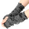 1paar Fingerlose Handschuhe Hexen Kostüm Halloween, Schwarze Punkhandschuhe, Rollenspiel Handschuhe, Gothic Hexen Fingerlose Spinnennetz Gloves Herren Für Halloween Party Kostüm Kostümzubehör