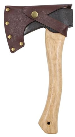 Leather Axe Sheath - PU Leather Sheath Holster, Snap Ax Protective Cover | Handmade Hatchet Protector cover, Camp Axe Sheath Protective Cover for Outdoor Hiking Garden Work Lumberjacks