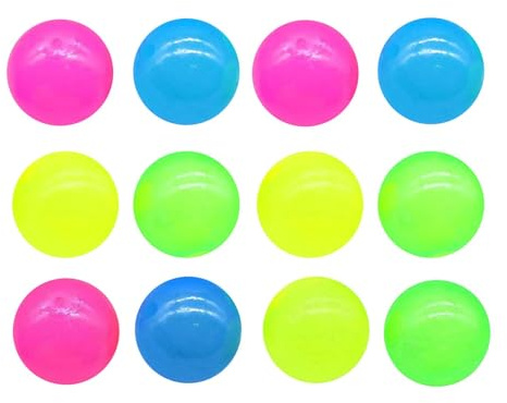 Glorbs Balls, Glorbs Sticky Balls für Decke & Wand, Bälle, die an der Decke haften – leuchtet im Dunkeln, klebrige Bälle, Stick Wall Ball, Stick Deckenkugeln für Familien