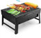 Barbecue Grill, Barbecue a Carbone Portatile Pieghevole Barbecue Barbecue da Tavolo da Esterno in Acciaio Inox Affumicatore Barbecue per Picnic Giardino Terrazza Campeggio Viaggio