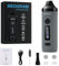 MEDGRAM Kräuter Vaporizer, Premium Temperatureinstellung Tragbarer Verdampfer Kräuter, 2300mAh Akku Dampf Vaporizer, 20s Heizzeit, Einfache Reinigung