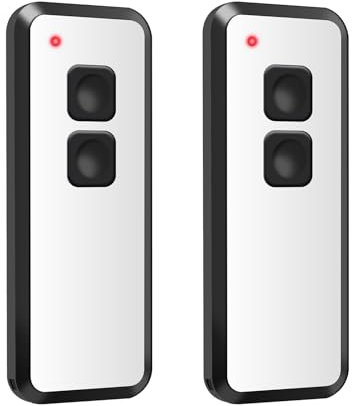 2PCS 433.92 MHz Garage Door Remote Control, Hand-held Transmitter for Garage Door Opener for NOVOFERM NOVOTRON 502 MAX43-2,Mini-NOVOTRON 522,Mini-NOVOTRON 522 Design