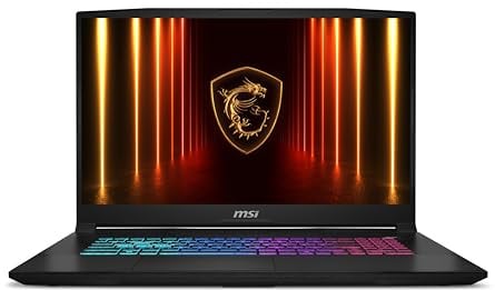 MSI Katana 17 HX B14WFK-227, Gaming-Notebook(schwarz, Intel® Core™ i7-14650HX, NVIDIA GeForce RTX 5060, 16 GB DDR5, 1 TB (1 TB SSD), Windows 11 Home)