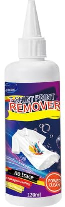 Heat Transfer Vinyl Remover for Fabrics,Stain Remover Clothes,Clothing Oil Stain Cleaner,Wipe Out Stain Remover for Clothing Oil Stains for Suits,Coats,Shoes&Sofas.120ml