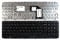Power4Laptops UK Layout Glossy Black Frame Black Replacement Laptop Keyboard Compatible With HP Pavilion G6-2234SL