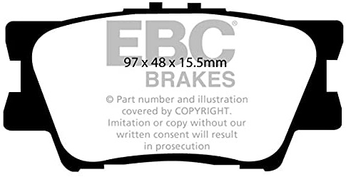 EBC Brakes DP41793R Yellowstuff Brake Pads