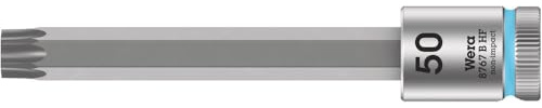 Wera 05003073001 8767 B HF TORX Zyklop Bitnuss mit Haltefunktion, TX 50 x 100.5 mm