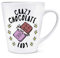 Verrückte Schokolade Damen Stars 12oz Latte Becher Tasse