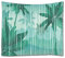A.Monamour Wandteppiche Tropischer Regenwald Wald Dschungel Regentag Naturkulisse Aquarell Hintergrund Stoff Wandteppich Wanddekoration Wandbehänge Für Schlafzimmer Wohnzimmer Schlafsäle 153x203cm