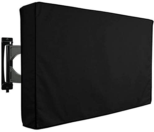 ELR Outdoor TV Cover 50 to 52 inches Screen Cover Resistant Water Protector Dust-Proof Cover for Outdoor Garden Pool TV Television Screens (50-52’’)