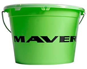 Maver Contenitore per Pastura da Pesca Copertura Secchi 13 lt Mare Fiume Lago