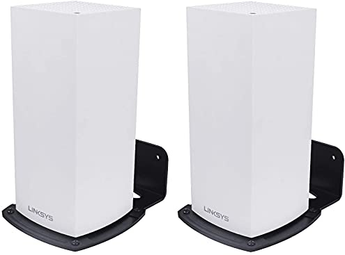 OkeMeeo Router-Halterung für Linksys Velop WiFi 6, Wandhalterung für Linksys MX10/MX5 MX4200 platzsparend (2 Stück)