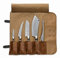 F. DICK Messerset 1905 (Rolltasche, Büffelleder, Officemesser, Zerlegemesser, Santoku, Kochmesser AJAX, Büffet-Pinzette, X50CrMoV15 Stahl, nichtrostend, 56° HRC) 81968000