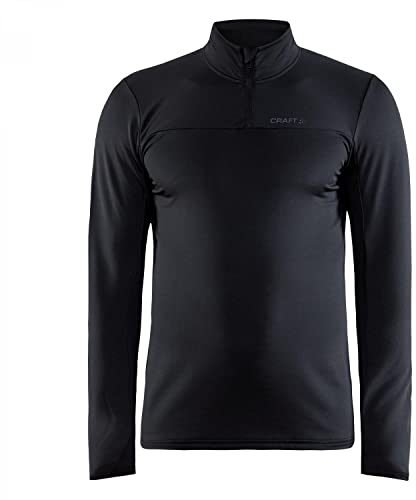 Craft Herren Core Gain Midlayer M, Schwarz, XL