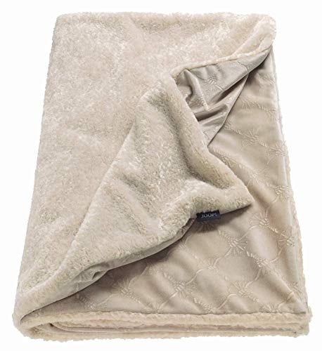 Joop! Gentle beige Plaid Größe 130x170cm