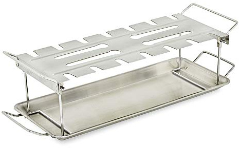 Flash Hühnerflügelhalter Hähnchenschenkelhalter Hähnchenkeulehalter für 14 Stück Grill BBQ