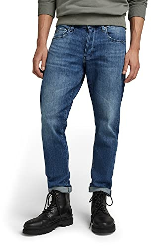 G-STAR 3301 Regular Tapered Jeans, Jeans Uomo, Blu (Faded Santorini 51003-c911-c767), 27W / 30L