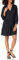 The Drop Women's @caralynmirand Ruffle-Neck Tiered Mini Dress, Black, XXL Plus