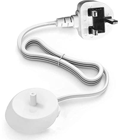 Charger Replacement Power Adapter Type HX6100 Compatible With Philips Sonicare HX3000 HX6000 HX8000 Electric Toothbrush Protectiveclean Series, flexcare Serie Charging Base Waterproof IP67 UK Plug