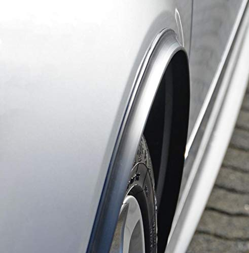 2X universelle Kotflügelverbreiterung 20mm Breit - 200 cm lang passend für PKW, Pickup, Wohnmobil, SUV, Transporter Gummilippe Verbreiterung