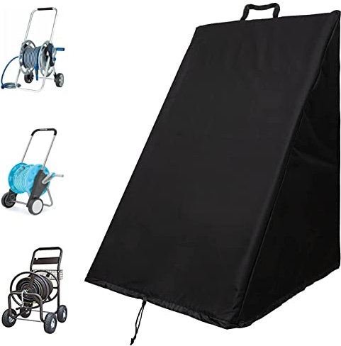 protection pour enrouleur tuyau d'arrosage | Tissu Oxford 600D résistant aux intempéries | protection pour tuyau d'arrosage portable | support tuyau d'arrosage robuste (66 x 63,5 x 89 cm)