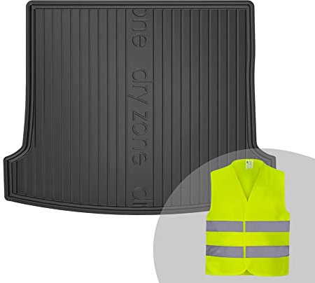 FROGUM DryZone Alfombrilla de Goma cubeta Maletero para Peugeot 307 2001-2008 | Borde Alto | para Todo el año | Tamaño
