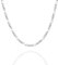 QUADRI - Damenhalskette 925 Silber - Diamantkette Breite 2,5 mm - Länge 41 cm mit einer zusätzlichen Verlängerung von 5 cm - Made in Italy Zertifikat